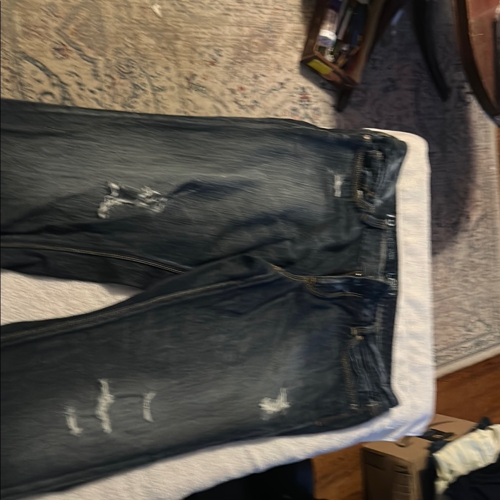 Distressed Denim Jeans